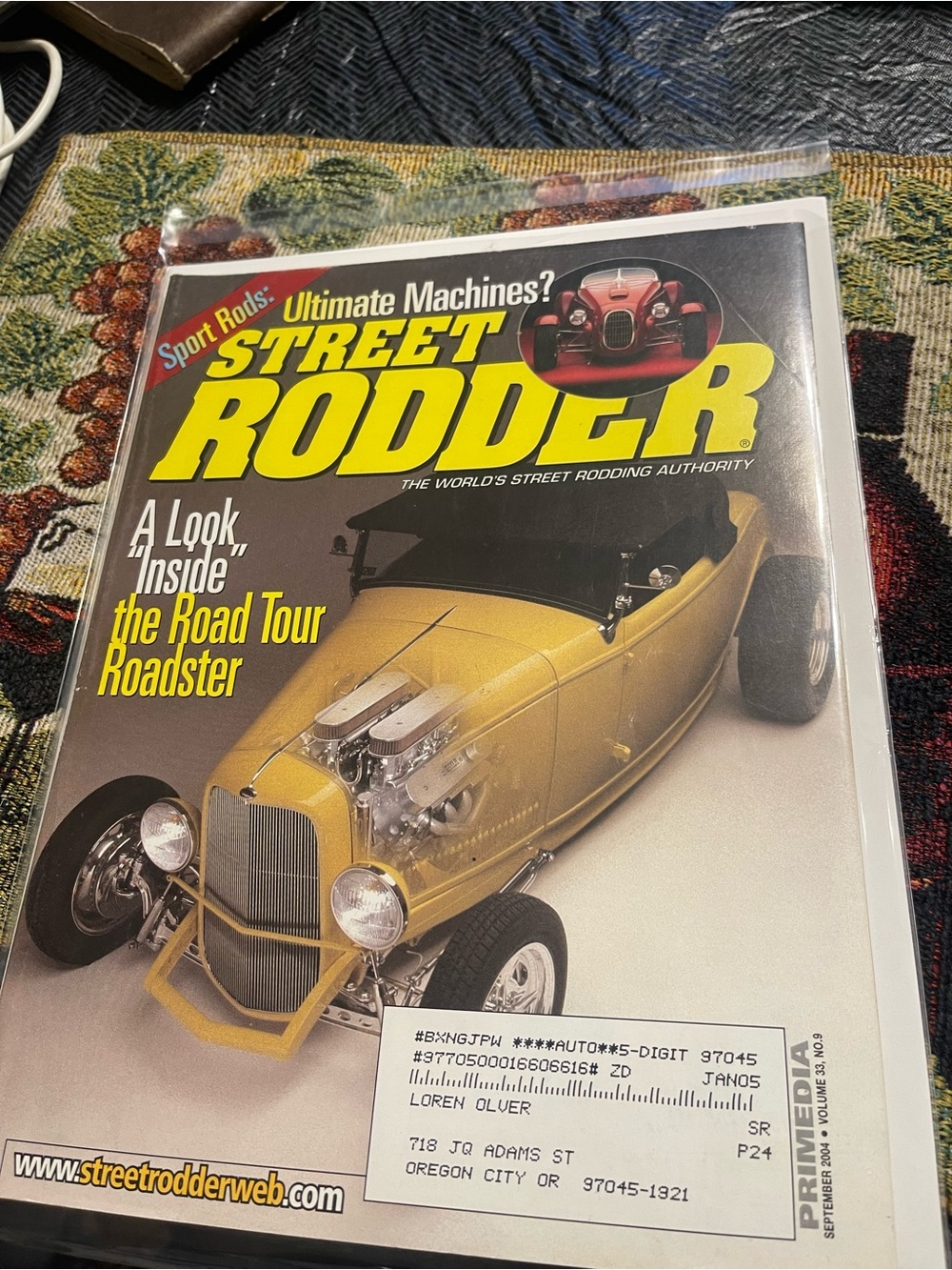 Street Rodder Magazine The Road Tour Roadster September 2004 031517NONRH